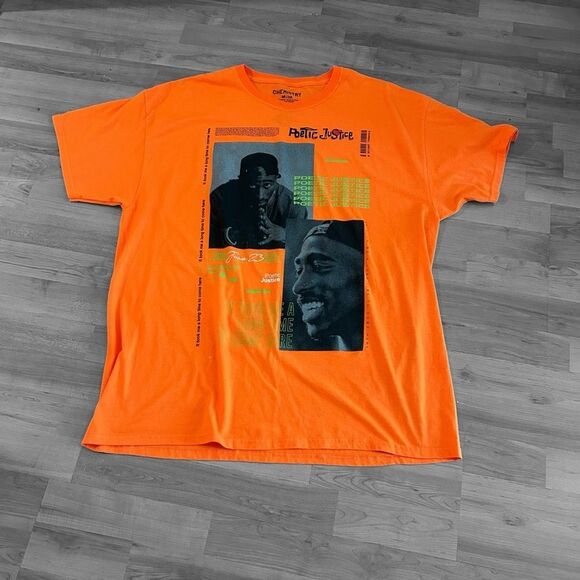 Chemistry Poetic Justice Tupac Graphic T Shirt Size Medium Oversized Unisex - Picture 1 of 6